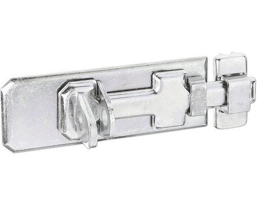Zăvor metalic universal Alberts 140x55 mm, blocare cu lacăt, oțel zincat galben Zăvor din metal