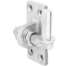 Balama reglabilă din metal cu șurub și piuliță pentru fixarea pe porți.