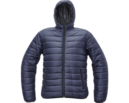 Jachetă de lucru Cerva Max Neo Light din poliester bleumarin, mărimea 3XL Jachetă matlasată cu glugă