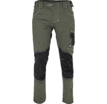 Pantaloni de lucru verzi cu buzunare pentru genunchi
