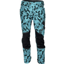 Pantaloni cu model pixelat și genunchi întăriți