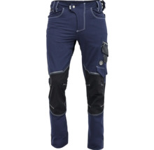 Pantaloni de lucru albaștri cu buzunare pentru genunchi