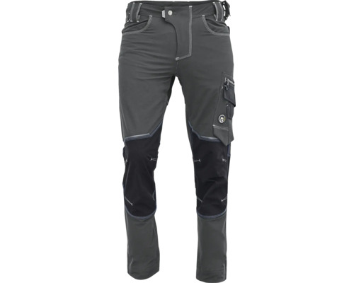Pantaloni de lucru Cerva Neurum PFM din bumbac și poliester gri antracit, mărimea 54 Pantaloni de lucru Cerva Neurum PFM din bumbac și poliester gri antracit, mărimea 54