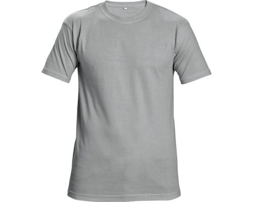 Tricou la baza gâtului Cerva Garai din bumbac gri, mărimea S
