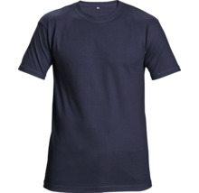 Tricou la baza gâtului Cerva Garai din bumbac bleumarin, mărimea L