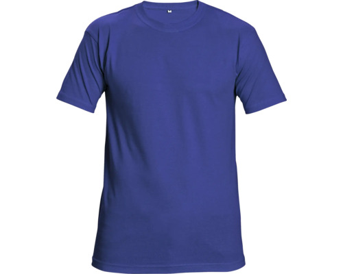 Tricou la baza gâtului Cerva Garai din bumbac albastru, mărimea XL