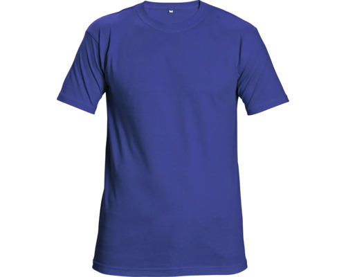 Tricou la baza gâtului Cerva Garai din bumbac albastru, mărimea 2XL Tricou uni