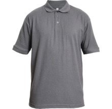 Tricou polo gri cu nasturi
