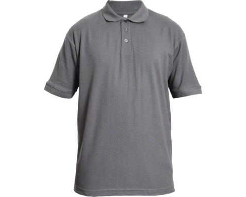 Tricou cu guler tip polo Cerva Banar din bumbac și poliester gri, mărimea L