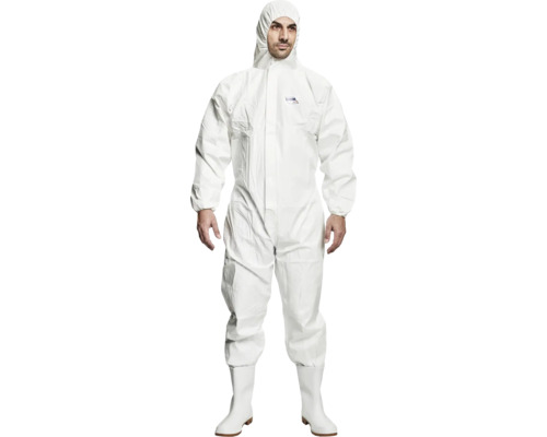 Salopetă de protecție cu glugă și cizme