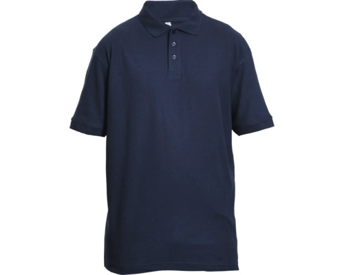 Tricou cu guler tip polo Cerva Banar din bumbac și poliester bleumarin, mărimea M