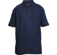 Tricou polo bleumarin cu mâneci scurte