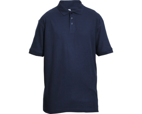 Tricou cu guler tip polo Cerva Banar din bumbac și poliester bleumarin, mărimea XL
