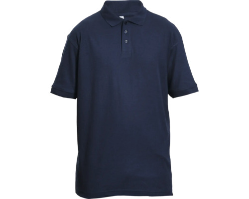 Tricou cu guler tip polo Cerva Banar din bumbac și poliester bleumarin, mărimea 2XL