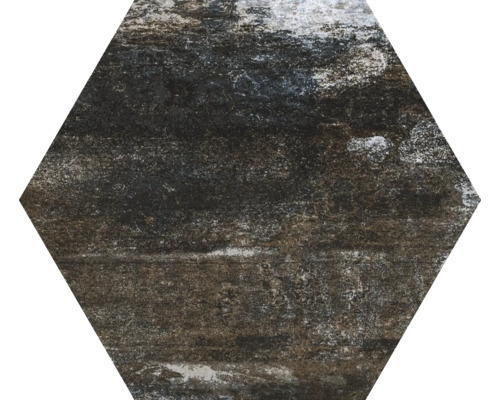 Placă hexagonală cu aspect de piatră
