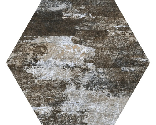 Placă de podea hexagonală cu model de piatră