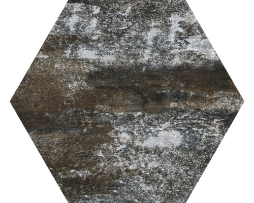 Placă de pardoseală hexagonală cu aspect de piatră