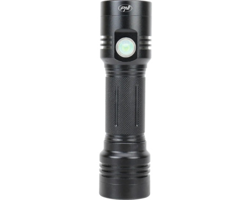 Lanternă LED dublă PNI F200 1500 lumeni max. 500m, cu acumulator USB micro 4000mAh Lanternă neagră PNI