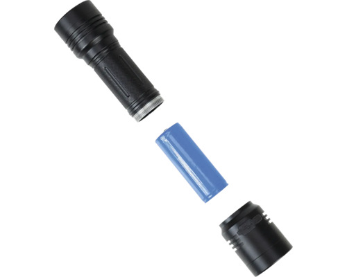 Lanterna dezasamblată cu baterie