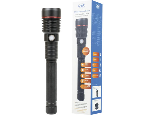 Lanternă LED PNI Adventure F450 cu ambalaj