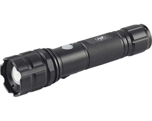 Lanternă LED PNI F10 500 lumeni max. 200m, cu acumulator USB micro 2200mAh Lanternă LED PNI negru
