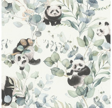 Tapet cu motiv panda și eucalipt