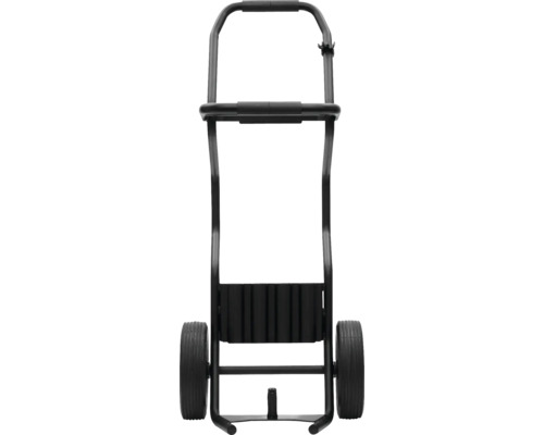 Cărucior metalic pentru furtun cu roți pentru utilizare în grădină
