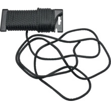 Frânghie împletită neagră pe rolă