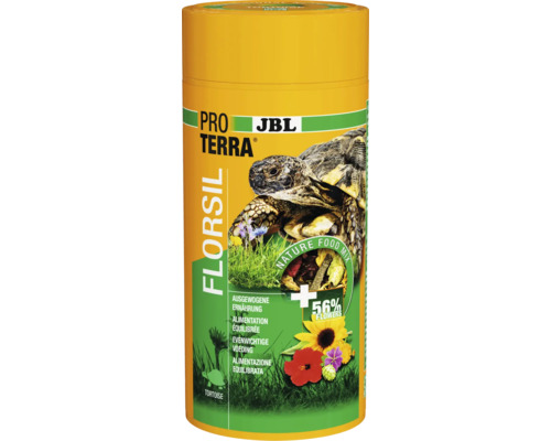 Hrană pentru țestoase JBL PROTERRA FLORSIL 1000 ml JBL Pro Terra Florsil hrană pentru țestoase cutie