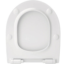 Capac WC cu închidere lentă REIKA OME slim duroplast alb 40,9x36,5 cm