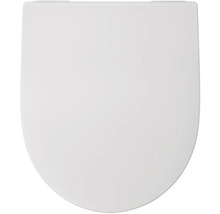 Capac WC cu închidere lentă REIKA OME slim duroplast alb 40,9x36,5 cm