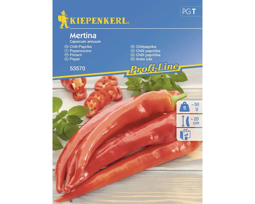 Semințe legume Kiepenkerl ardei iute Mertina F1