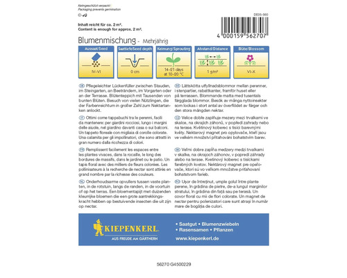 Amestec de semințe de flori perene