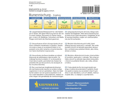 Amestec de flori Ambalaj anual