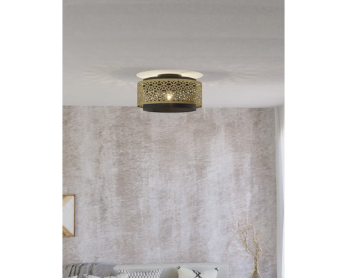 Lumină de plafon cu abajur cu model