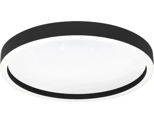 Plafonieră cu LED integrat Eglo Crosslink 17,8W 2150 lumeni, lumină RGB, cu telecomandă, negru