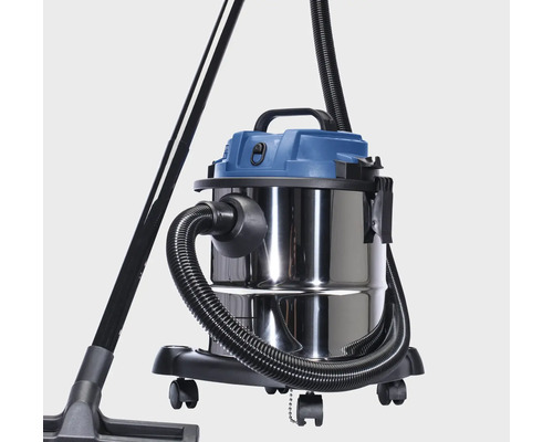 Aspirator umed uscat cu recipient din oțel inoxidabil și accesorii