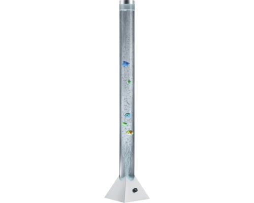 Coloană decorativă cu bule cu pești artificiali pentru interior