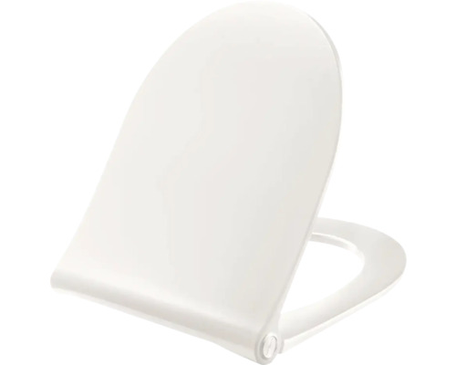Capac WC cu închidere lentă PRESSALIT Sway D2 duroplast alb 41,3-45,3x36,6 cm Capac de toaletă din plastic