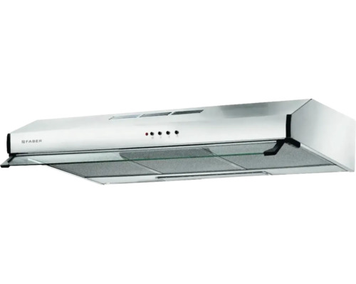 Hotă tradițională Faber 741 PB X A60, 59,8 cm, 305 m³/h, 72 dB, bec LED, inox