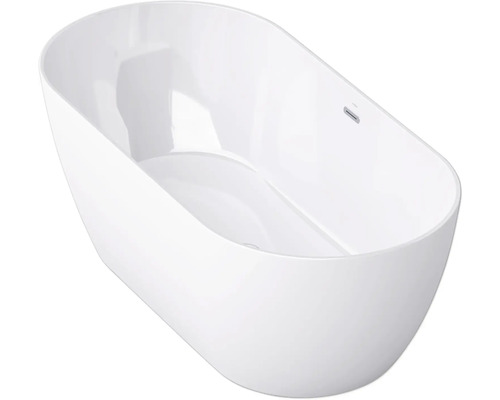 Cadă freestanding ovală Jungborn TWO 80x170x60 cm acril | HORNBACH