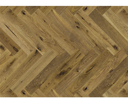 Montaj parchet din stejar în model herringbone