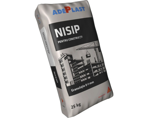 Nisip ADEPLAST pentru construcții granulație 0,1-1 mm 25 kg