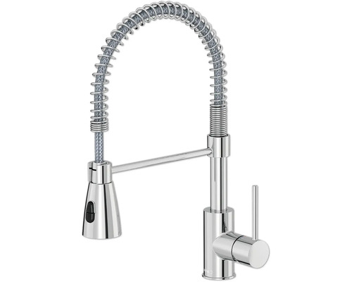 Baterie de bucătărie cu arc spiralat