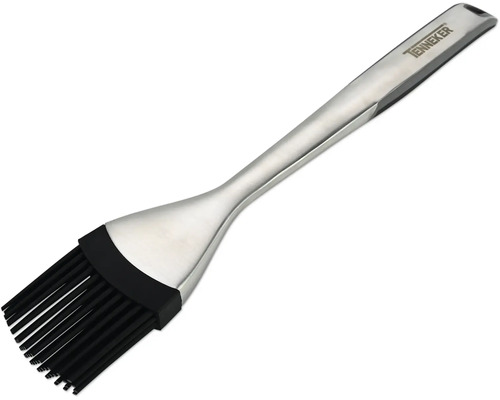 Pensulă grătar Tenneker din oțel inoxidabil cu peri din silicon