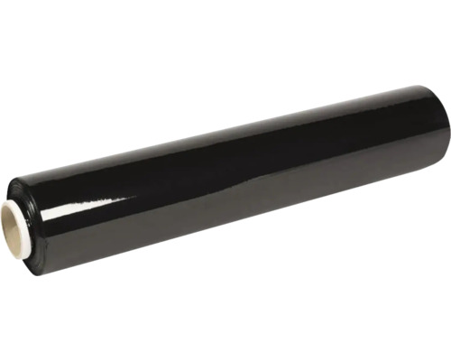 Folie stretch pentru ambalat 23 microni 0,5x300m, neagră Rola folie stretch neagră