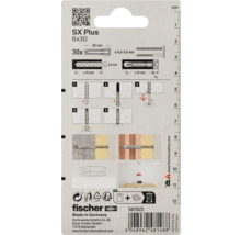 Aspectul pachetului de dibluri Fischer SX Plus 6x30