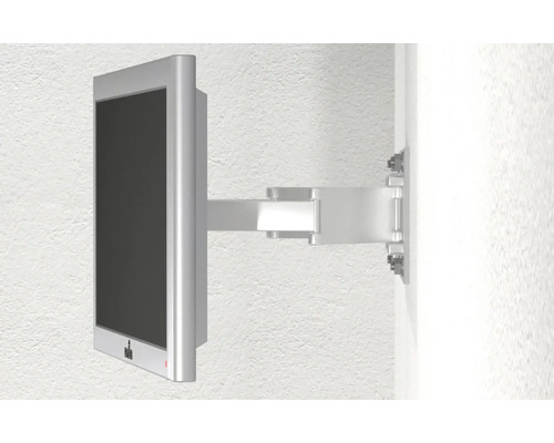 Suport de perete cu un ecran pe un perete