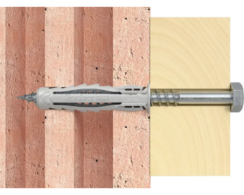 Diblul Fischer într-un perete de piatră și o bucată de lemn