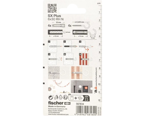 Ambalaj dibluri Fischer SX Plus 6x30 RH N